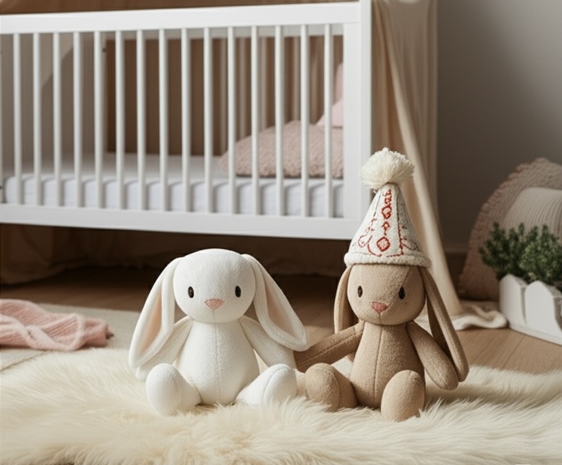 An illustration of two Snory toys representing different languages